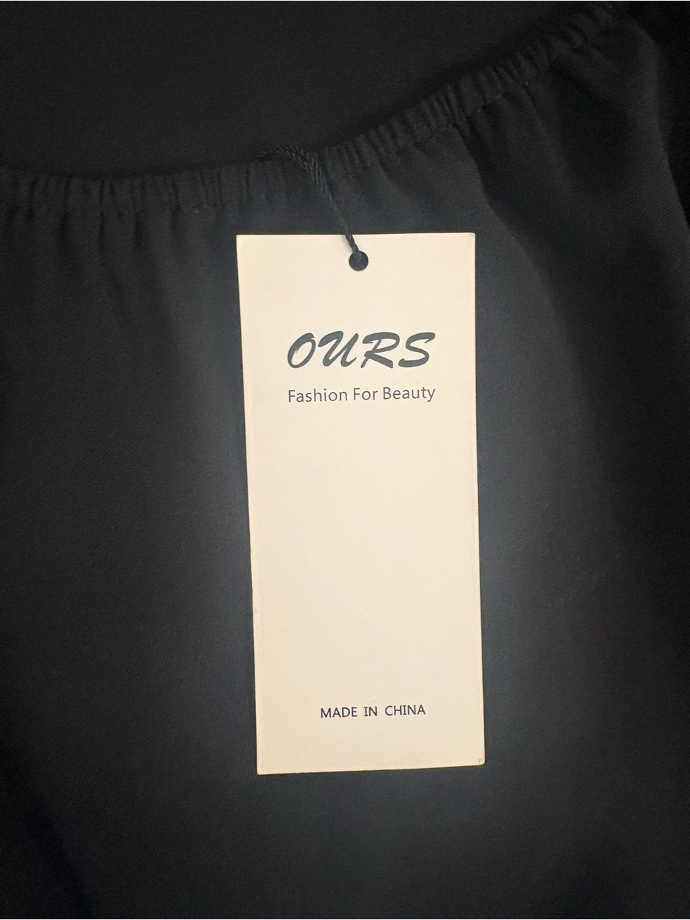 OURS Black Women's Dress – Elegant Everyday Style